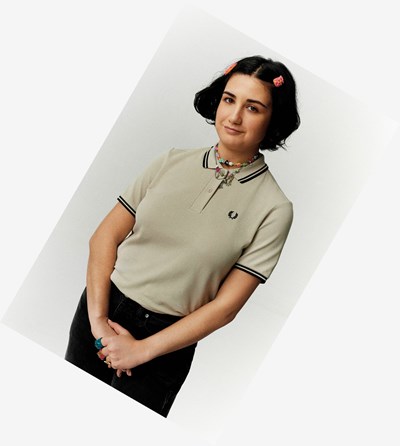 Fred Perry G3600 Poloshirt Dames Zwart | XJA604739