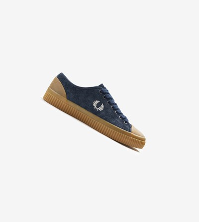 Fred Perry Hughes Low Sneakers Heren Donkerblauw | TRK831479