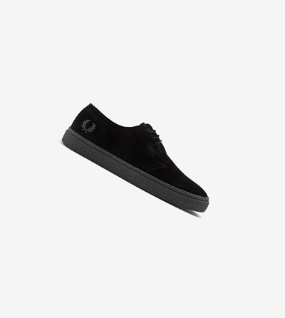 Fred Perry Linden Suede Schoenen Heren Zwart | UKB792031