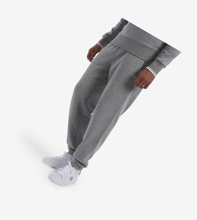 Fred Perry Loopback Sweatpants Broek Heren Grijs | EWG374021