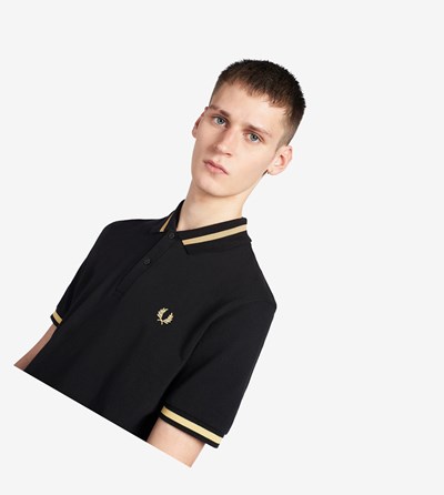 Fred Perry Made In England M2 Poloshirt Heren Zwart | JUM095142