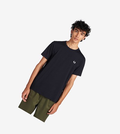 Fred Perry Ringer T-shirts Heren Donkerblauw | HZI460983