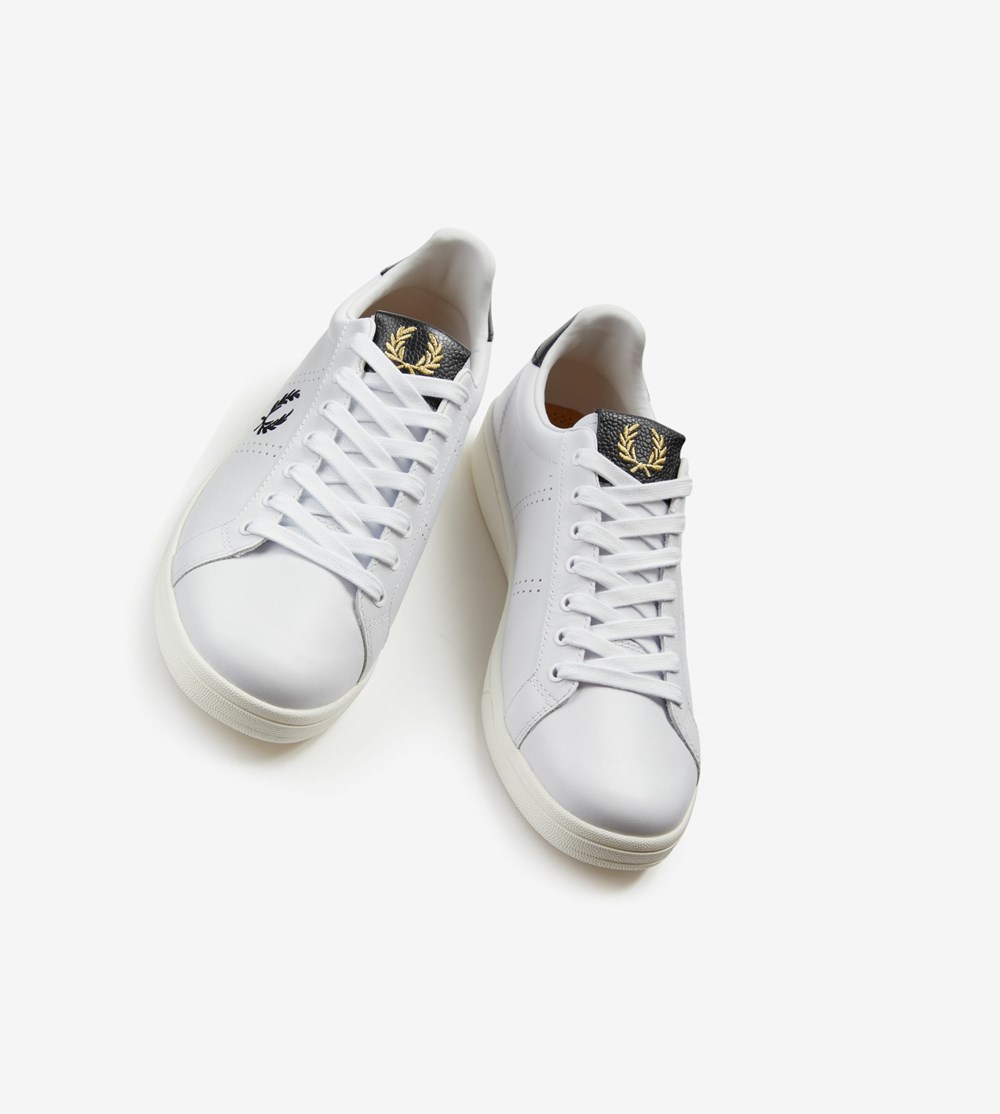 Fred Perry B721 Sneakers Heren Wit | KZJ971052