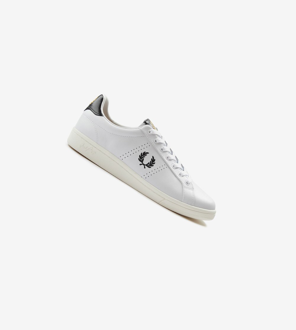 Fred Perry B721 Sneakers Heren Wit | KZJ971052