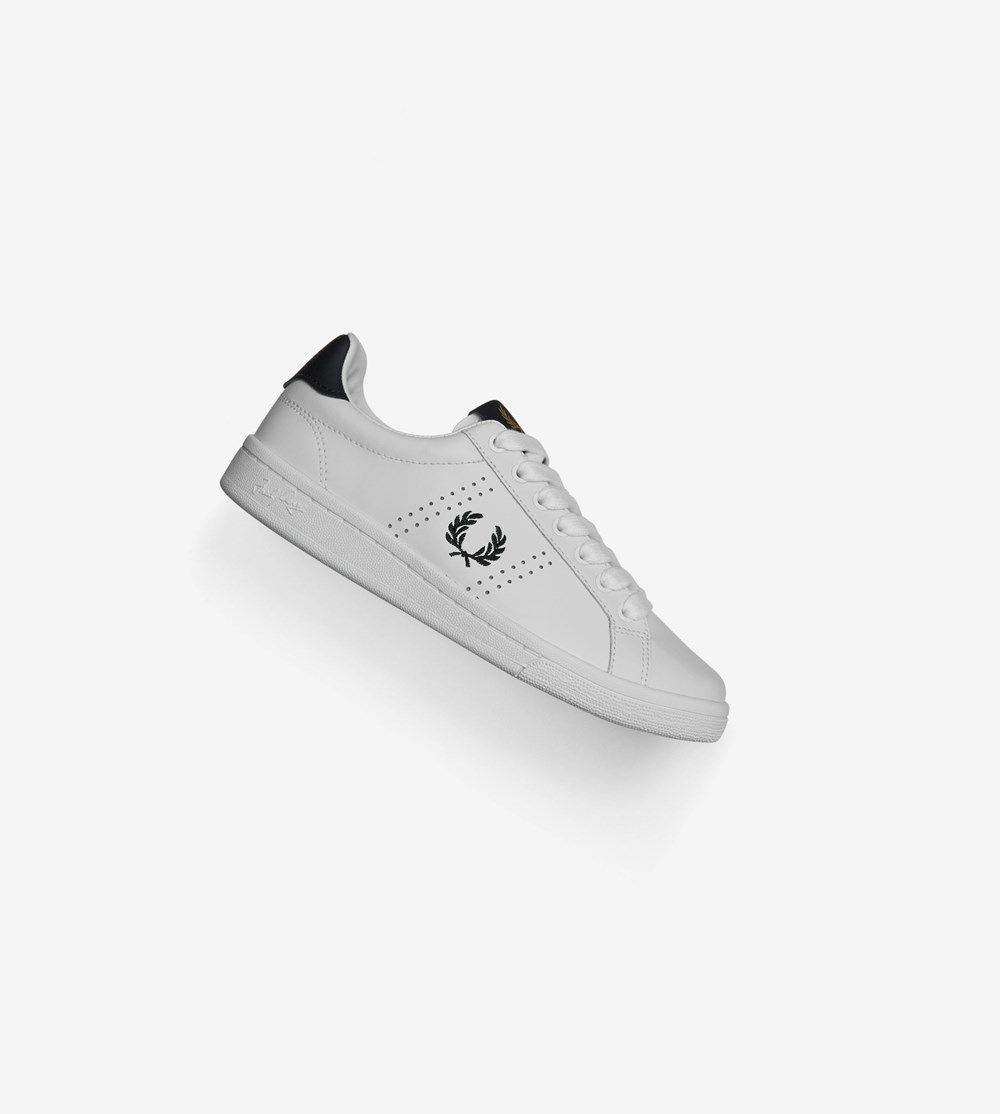 Fred Perry B721 Sneakers Heren Wit | YFN190267