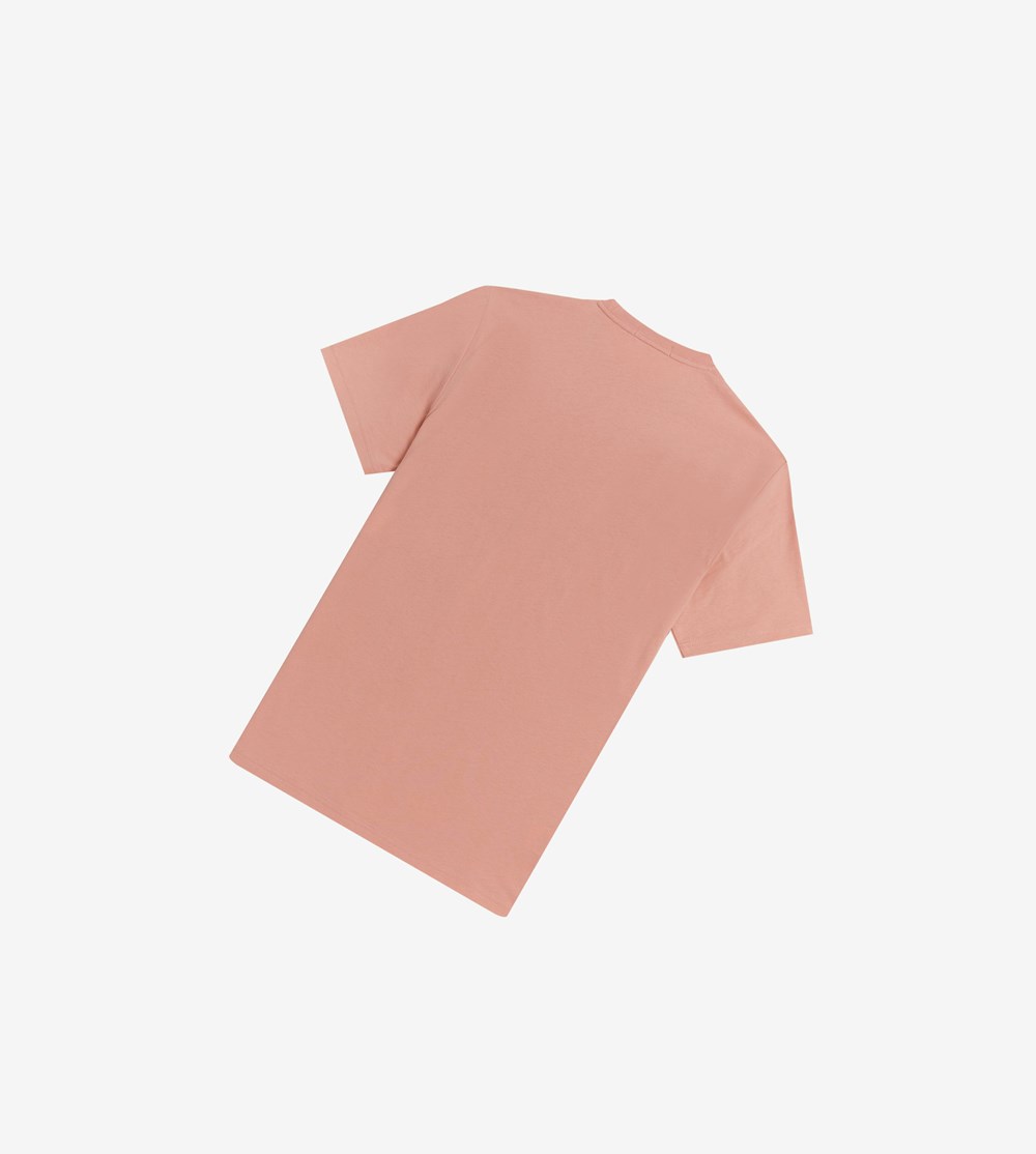 Fred Perry Grafische T-shirts Heren Roze Koraal | MNE230796