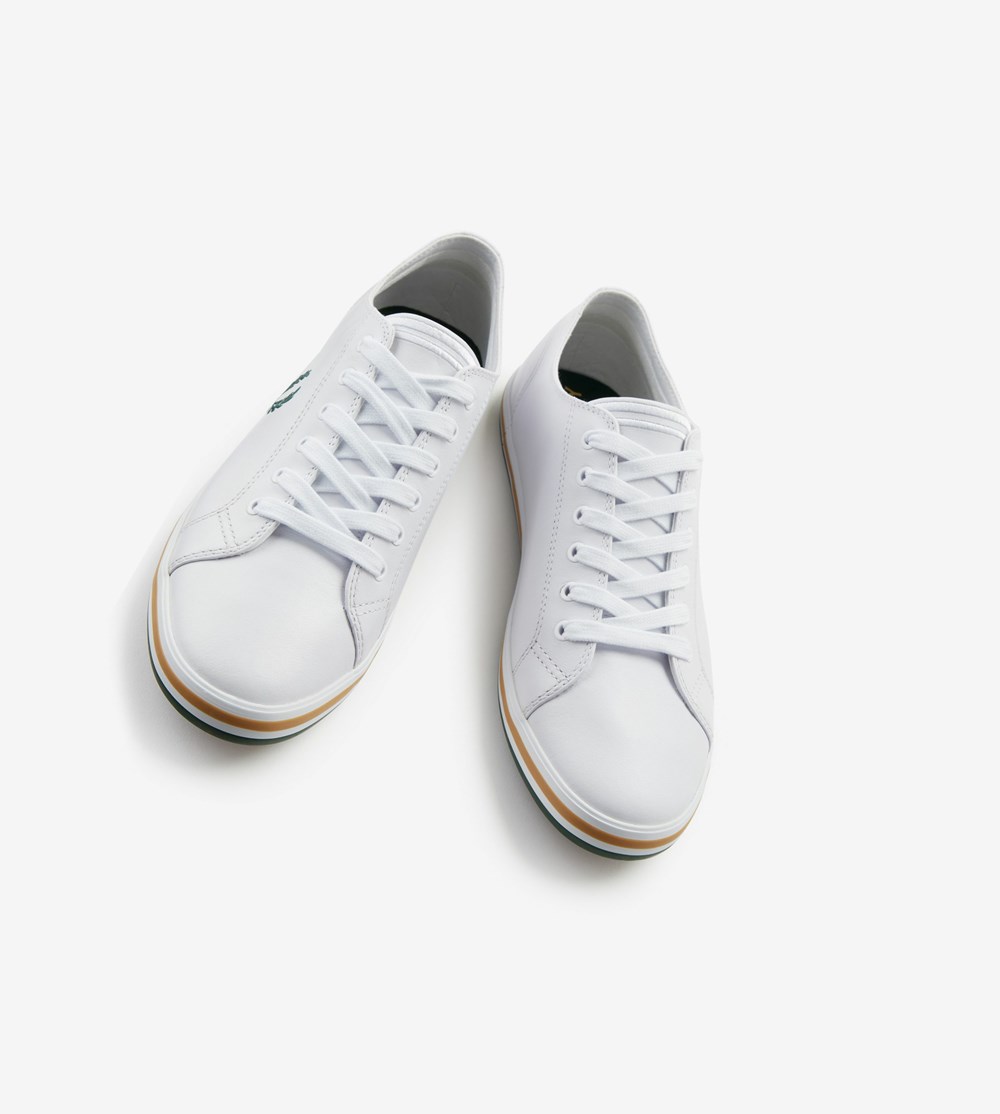 Fred Perry Kingston Sneakers Heren Wit | NOW257439