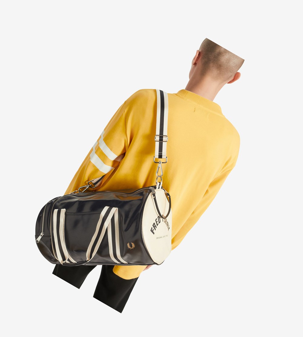 Fred Perry Klassieke Barrel Bag Tassen Heren Zwart | MCK458239