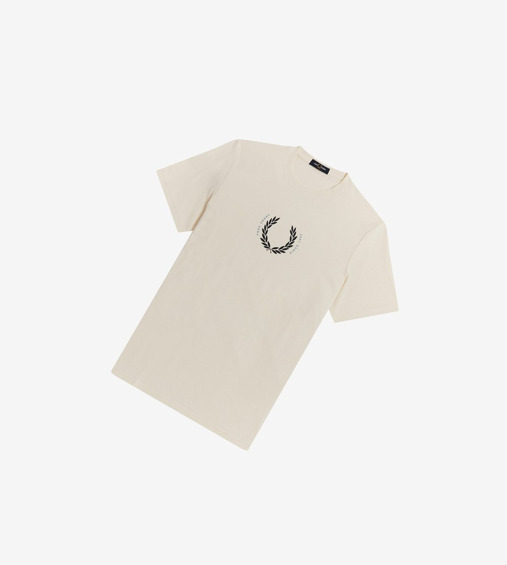 Fred Perry Laurel Wreath T-shirts Heren Grijs | XFT674301