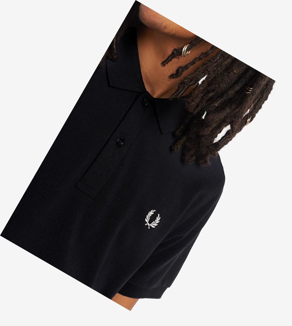 Fred Perry M6000 Poloshirt Heren Donkerblauw Wit | EFI506193