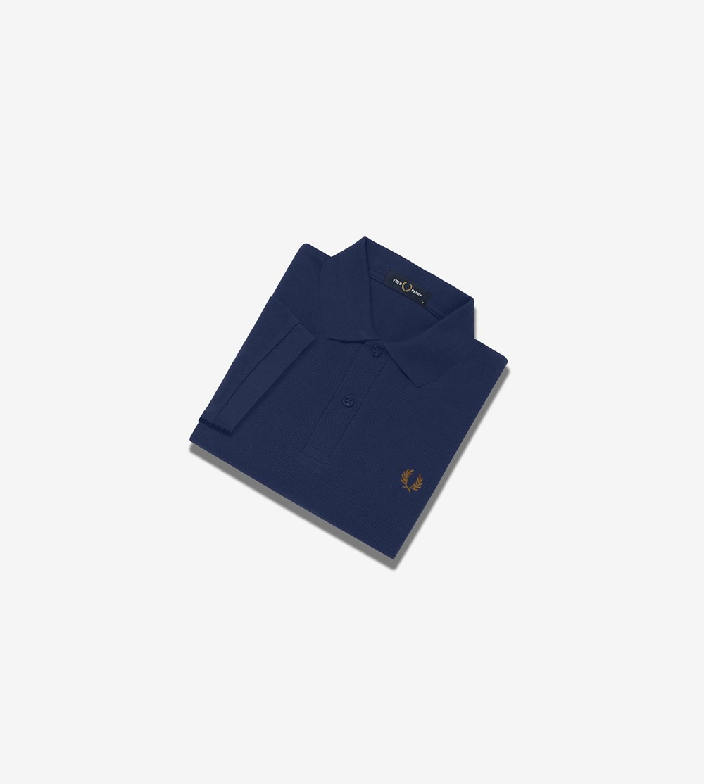 Fred Perry M6000 Poloshirt Heren Donkerblauw Grijs | XOE839721