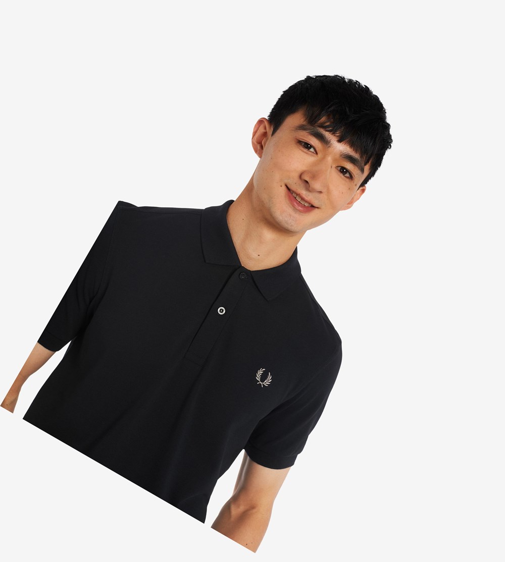 Fred Perry M6000 Poloshirt Heren Zwart | HSJ194562