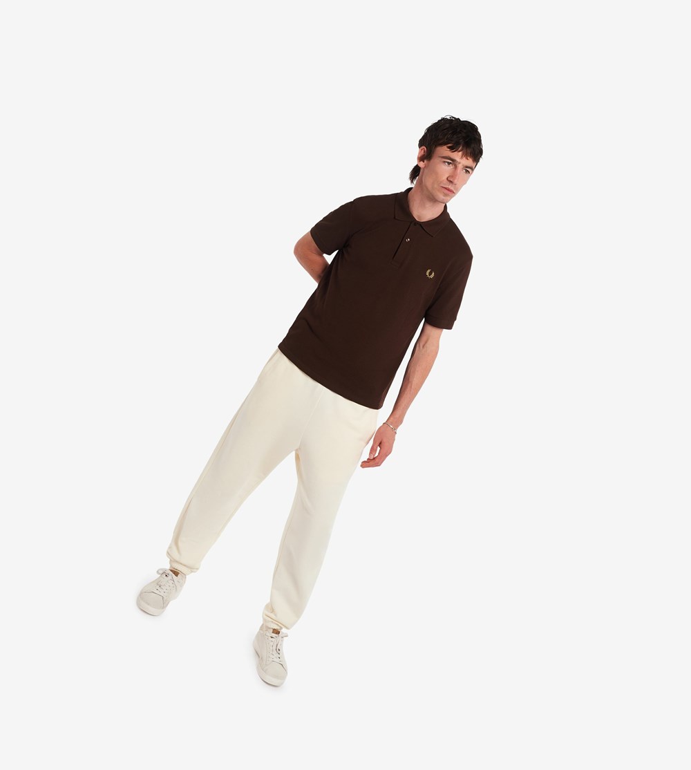 Fred Perry Reissues Piqué Poloshirt Heren Bruin | EGI183209