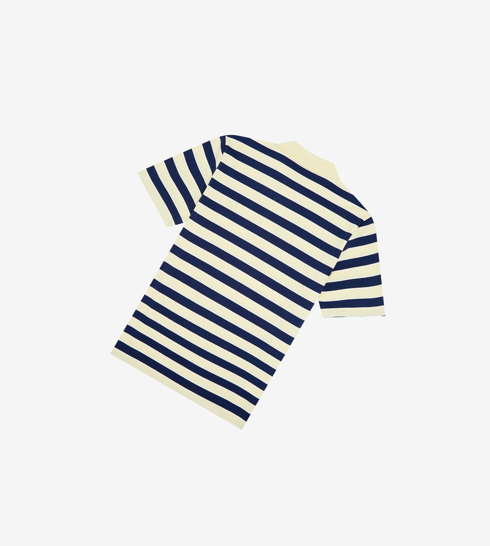 Fred Perry Reissues Striped Jersey Poloshirt Heren Geel | FKW631587