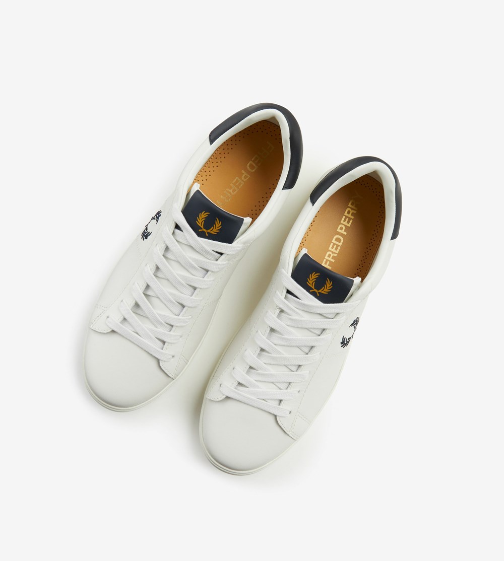 Fred Perry Spencer Sneakers Heren Wit | TNG058379