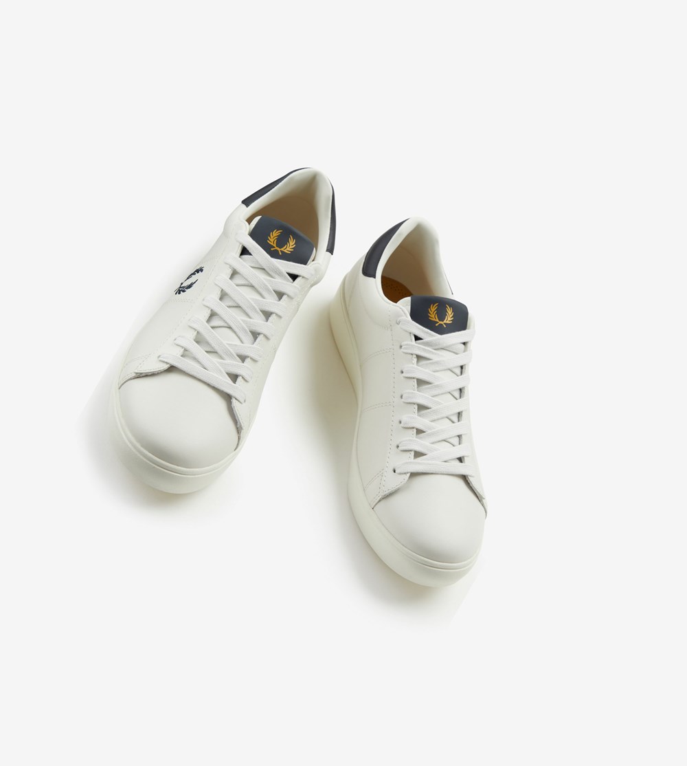 Fred Perry Spencer Sneakers Heren Wit | TNG058379