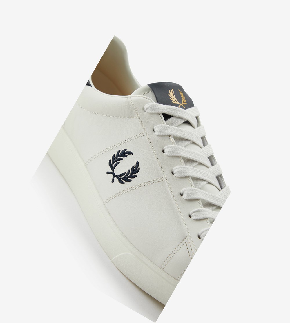 Fred Perry Spencer Sneakers Heren Wit | TNG058379