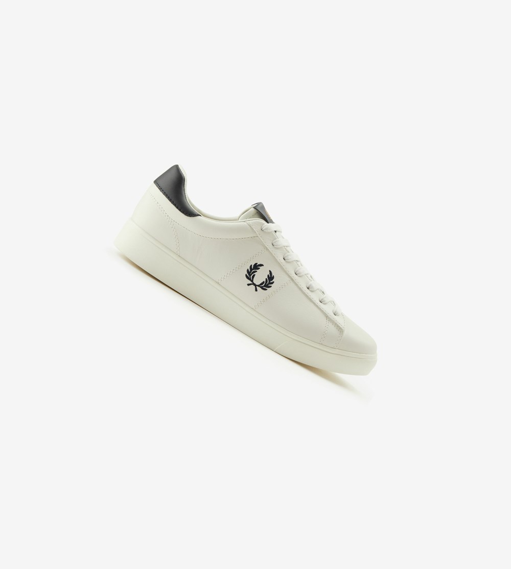 Fred Perry Spencer Sneakers Heren Wit | TNG058379